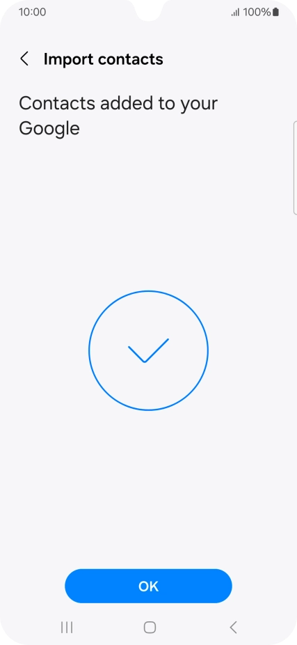 Press OK. Press OK.