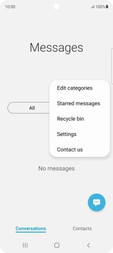 Press Settings. Press Settings.