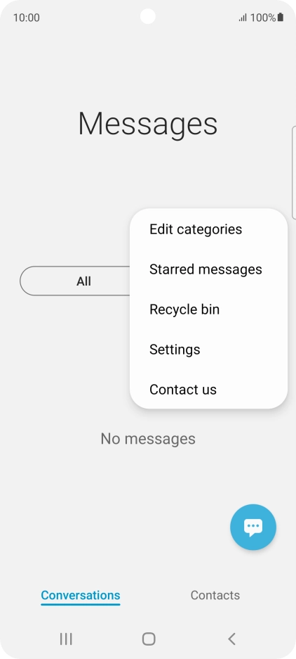Press Settings. Press Settings.