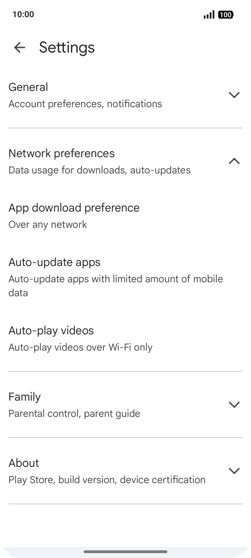 Press Auto-update apps. Press Auto-update apps.