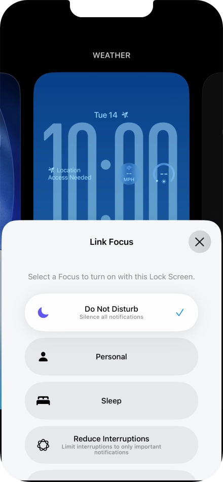 Press the close icon. Press the close icon.