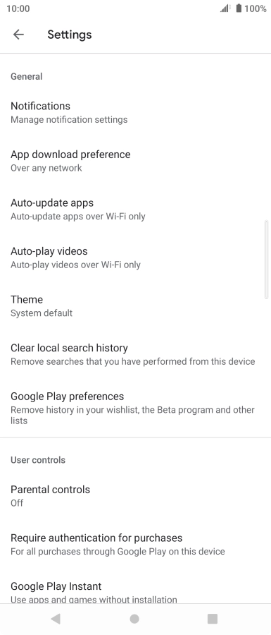 Press Auto-update apps. Press Auto-update apps.