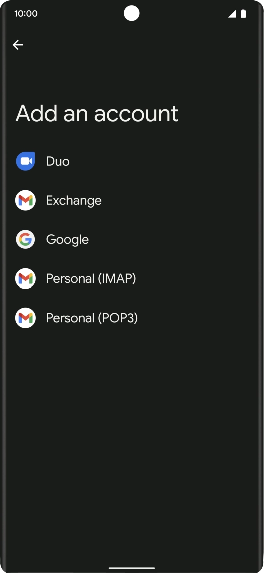 Press Google. Press Google.