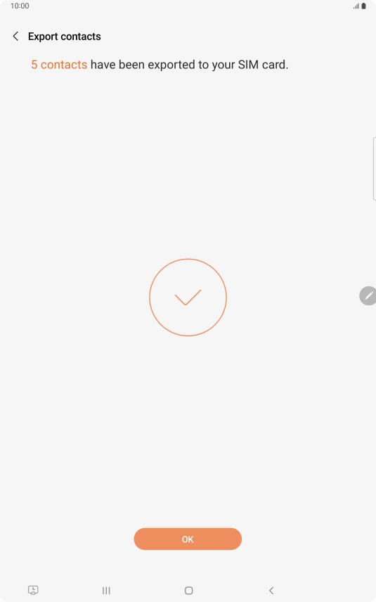 Press OK. Press OK.