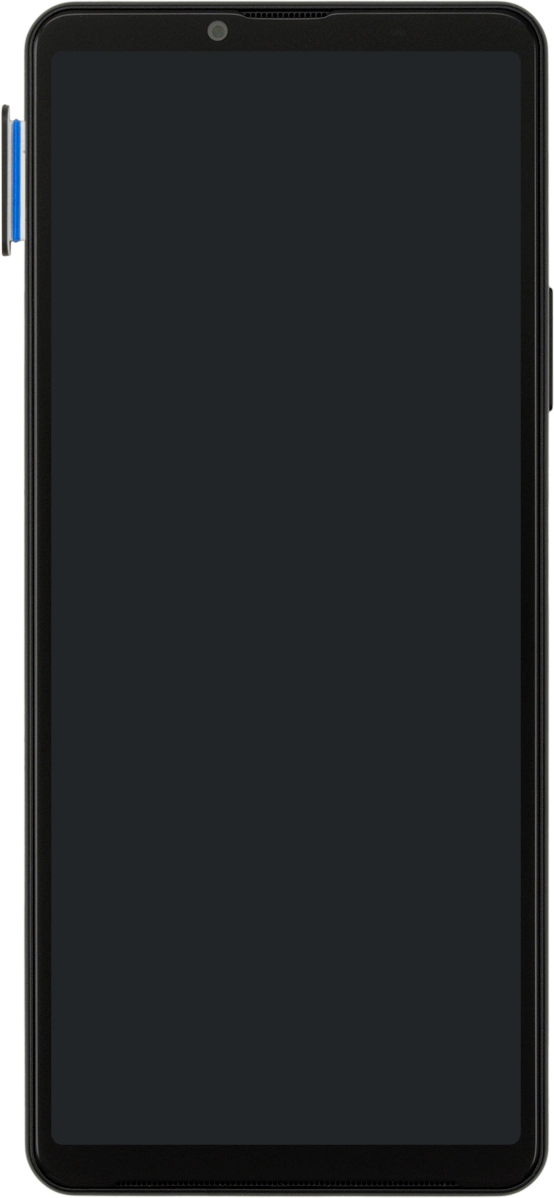 Remove the card holder from your phone. Remove the card holder from your phone.