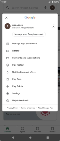 Press Settings. Press Settings.
