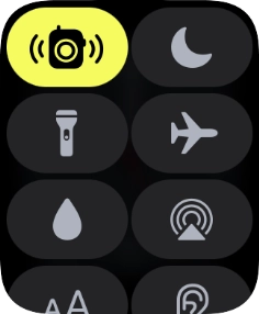 Press the flight mode icon to turn the function on or off. Press the flight mode icon to turn the function on or off.