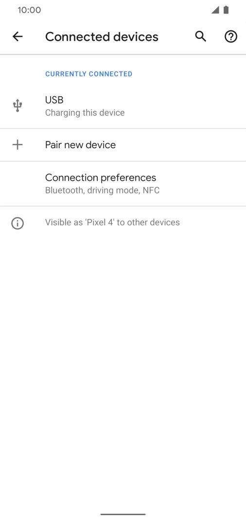 Press Pair new device. Press Pair new device.