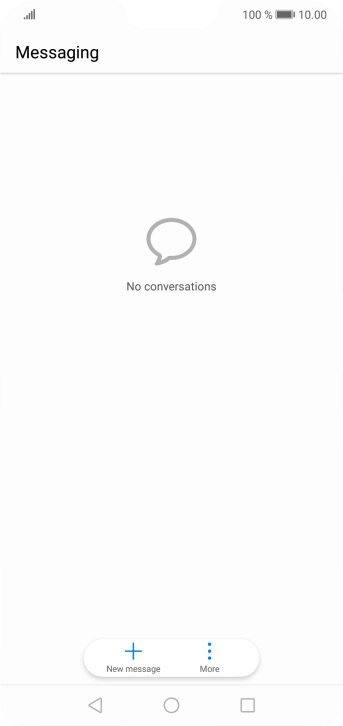 Press New message. Press New message.