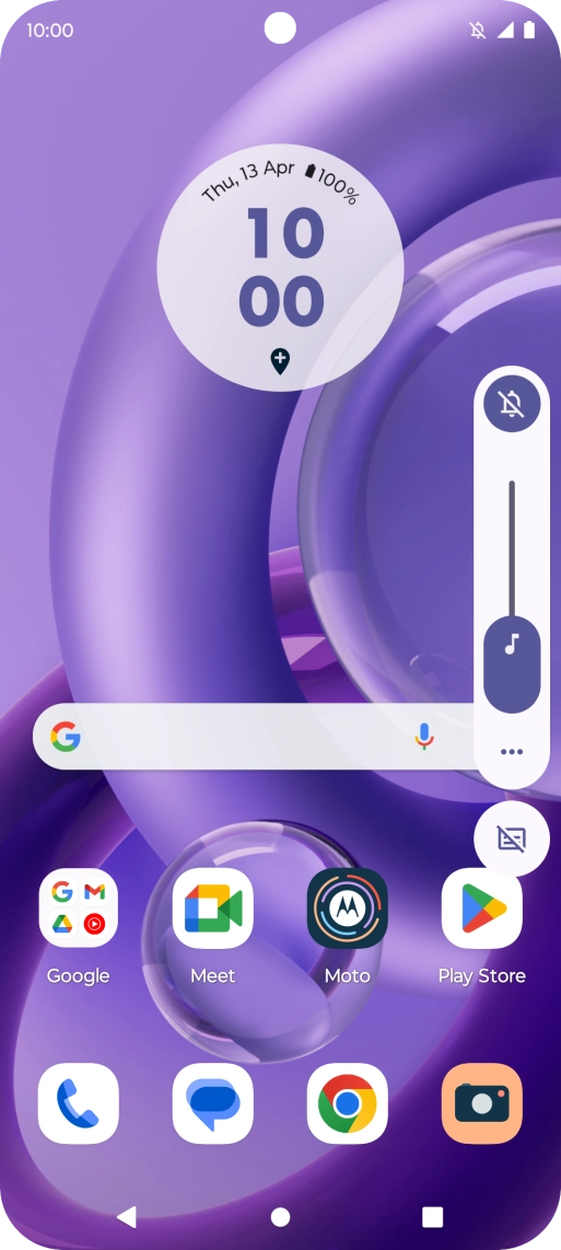 Press the sound mode icon. Press the sound mode icon.