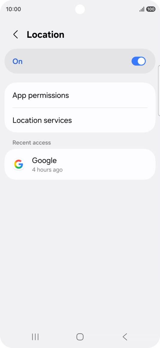 Press App permissions. Press App permissions.