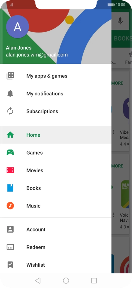 Press My apps & games. Press My apps & games.