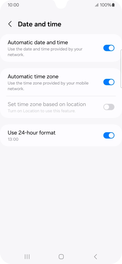 Press the Home key to return to the home screen. Press the Home key to return to the home screen.