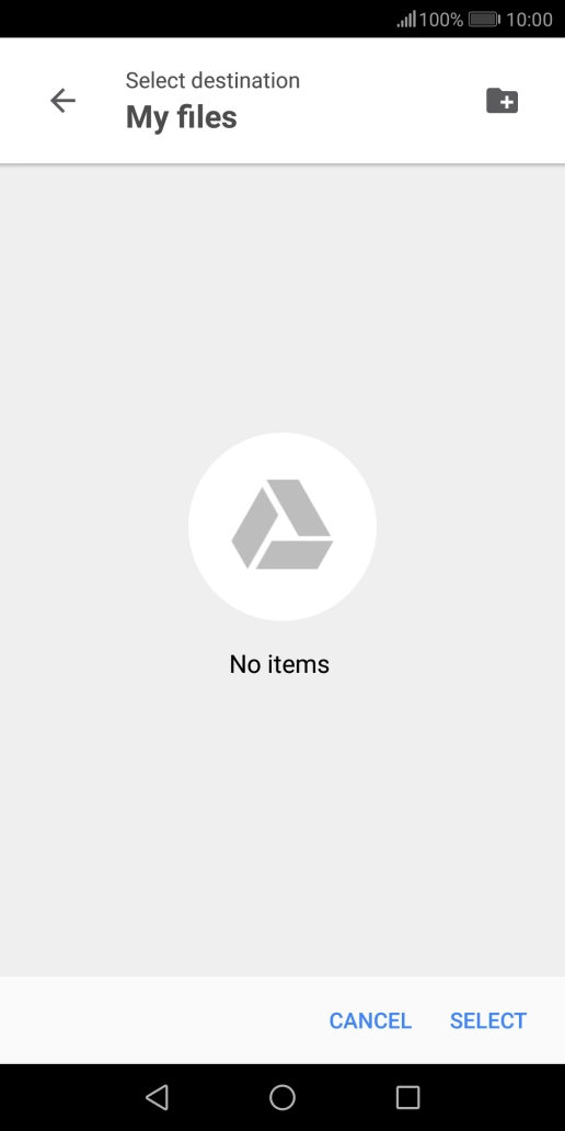 To create a new folder, press the new folder icon and follow the instructions on the screen to create a new folder. To create a new folder, press the new folder icon and follow the instructions on the screen to create a new folder.