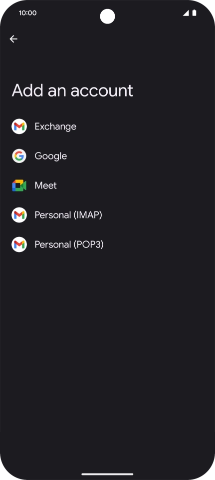 Press Google. Press Google.