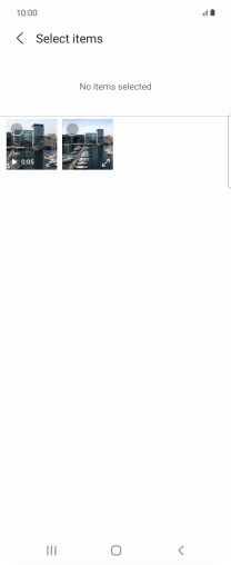 Press the required picture. Press the required picture.
