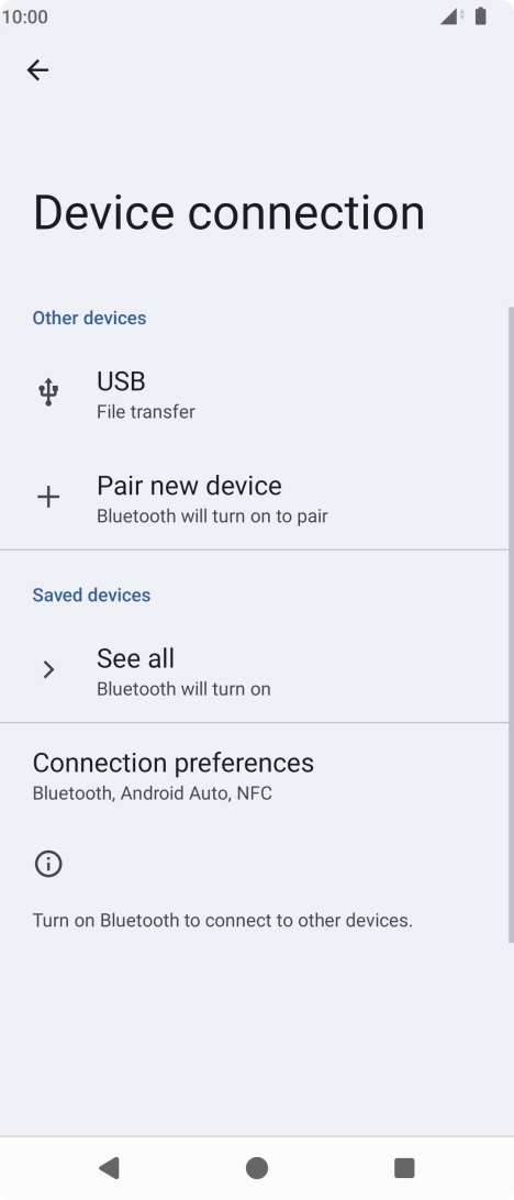 Press Pair new device. Press Pair new device.