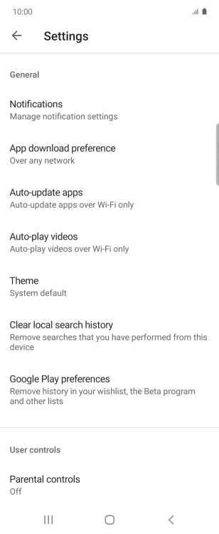Press Auto-update apps. Press Auto-update apps.