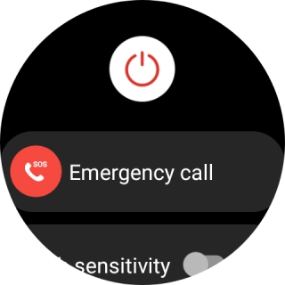 Press the power off icon. Press the power off icon.