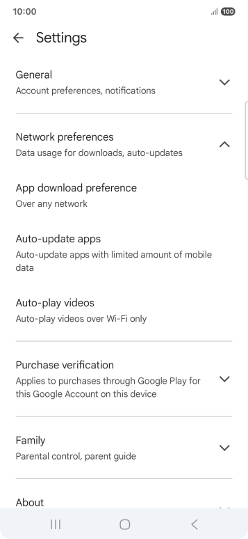 Press Auto-update apps. Press Auto-update apps.