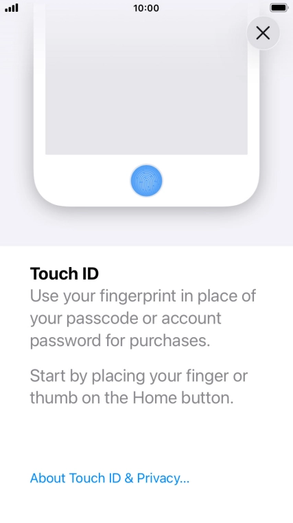 Follow the instructions on the screen to add your fingerprint. Follow the instructions on the screen to add your fingerprint.