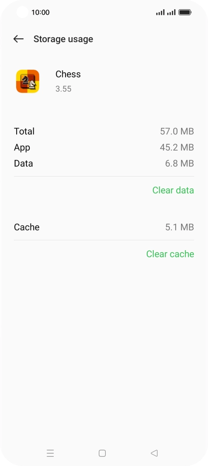 Press Clear cache. Press Clear cache.