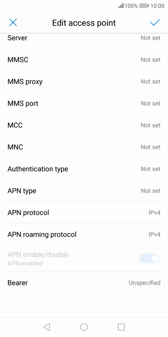 Press MMS proxy. Press MMS proxy.