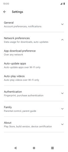 Press Auto-update apps. Press Auto-update apps.