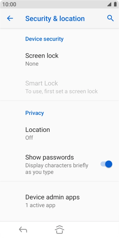 Press the Home key to return to the home screen. Press the Home key to return to the home screen.