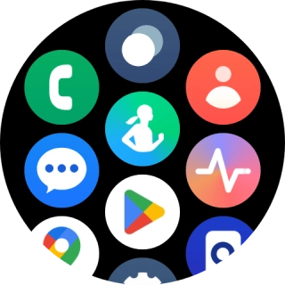 Press the contacts icon. Press the contacts icon.