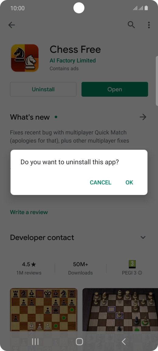 Press OK. Press OK.