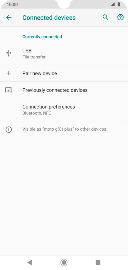 Press the Home key to return to the home screen. Press the Home key to return to the home screen.