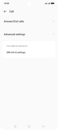 Press Advanced settings. Press Advanced settings.