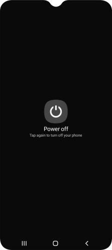 Press Power off. Press Power off.