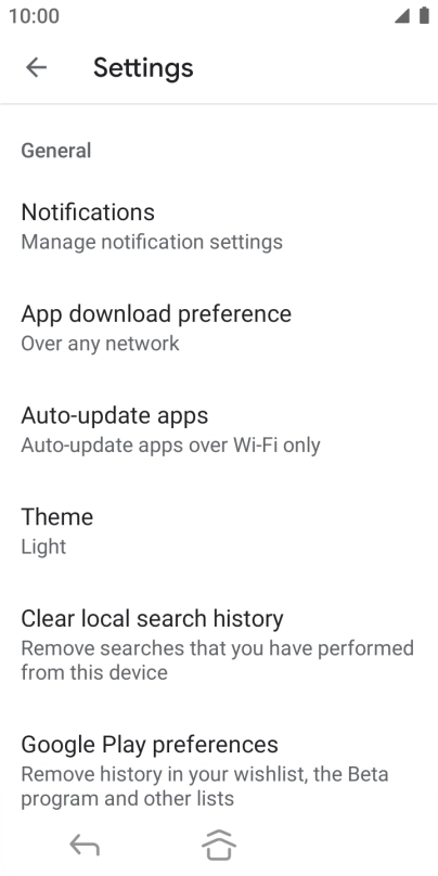 Press Auto-update apps. Press Auto-update apps.