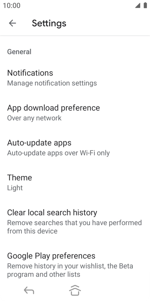 Press Auto-update apps. Press Auto-update apps.