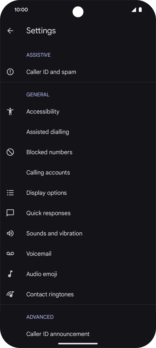 Press Calling accounts. Press Calling accounts.