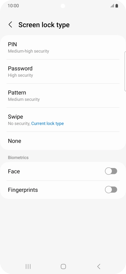 Press Fingerprints. Press Fingerprints.