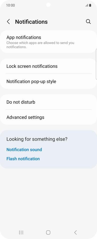 Press App notifications. Press App notifications.