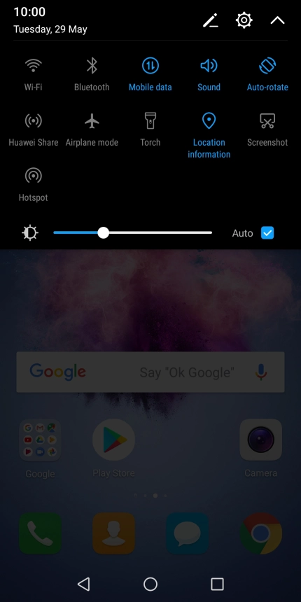 Press Mobile data to turn the function on or off. Press Mobile data to turn the function on or off.