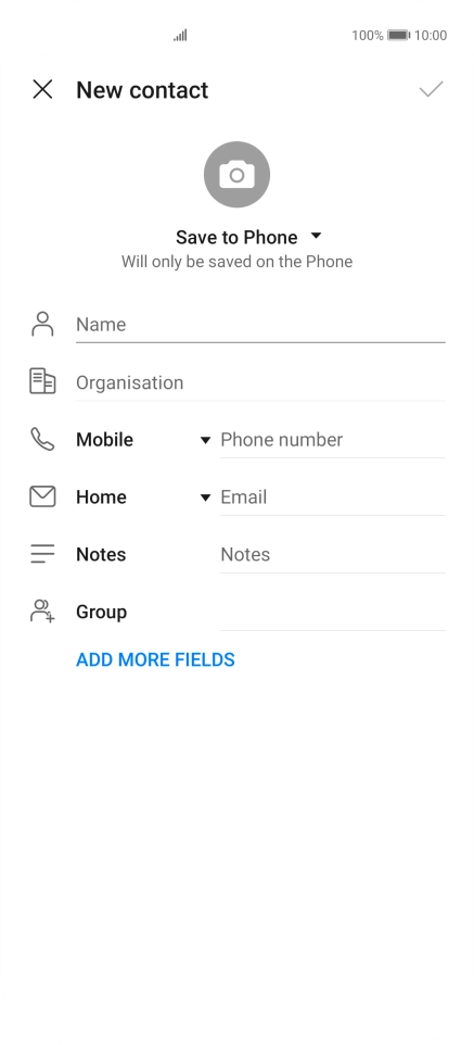 Press the address book drop down list. Press the address book drop down list.