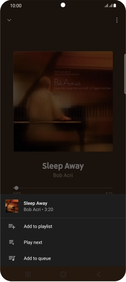 Press Add to playlist. Press Add to playlist.