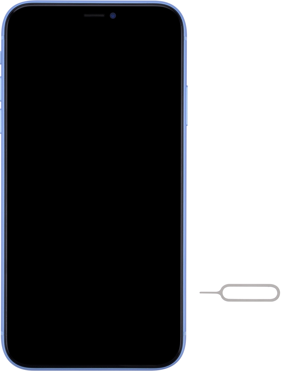 Find the opener for the SIM holder. Find the opener for the SIM holder.