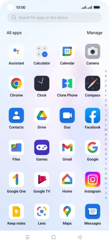 Press Gmail. Press Gmail.