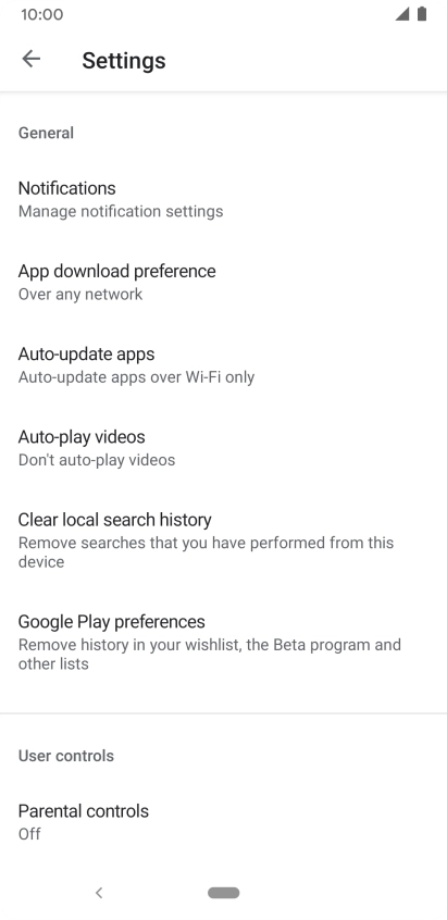 Press Auto-update apps. Press Auto-update apps.