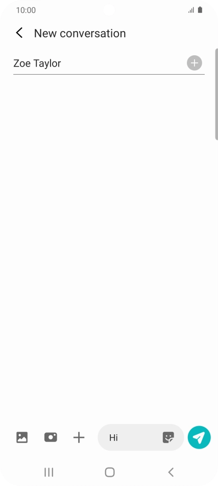 Press the picture icon. Press the picture icon.