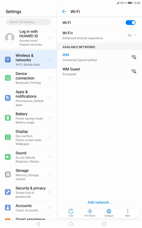 Press the Home key to return to the home screen. Press the Home key to return to the home screen.