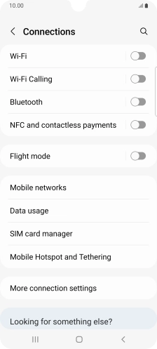Press Wi-Fi. Press Wi-Fi.