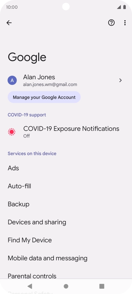 Press Find My Device. Press Find My Device.
