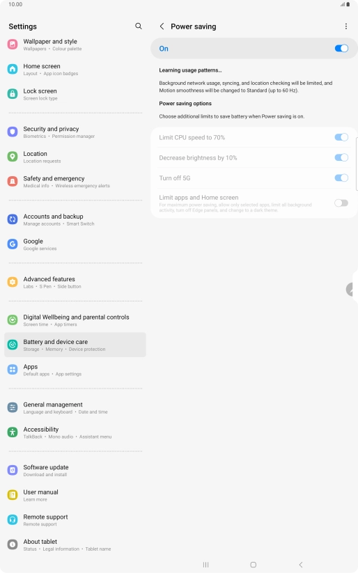 Press the Home key to return to the home screen. Press the Home key to return to the home screen.